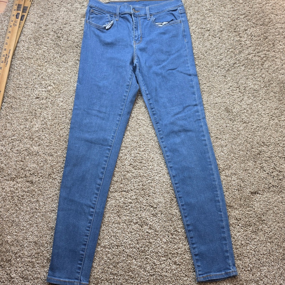 Levi Strauss & Co Skinny Jeans Womens 28x30 Blue Cotton Stretch Casual Ladies